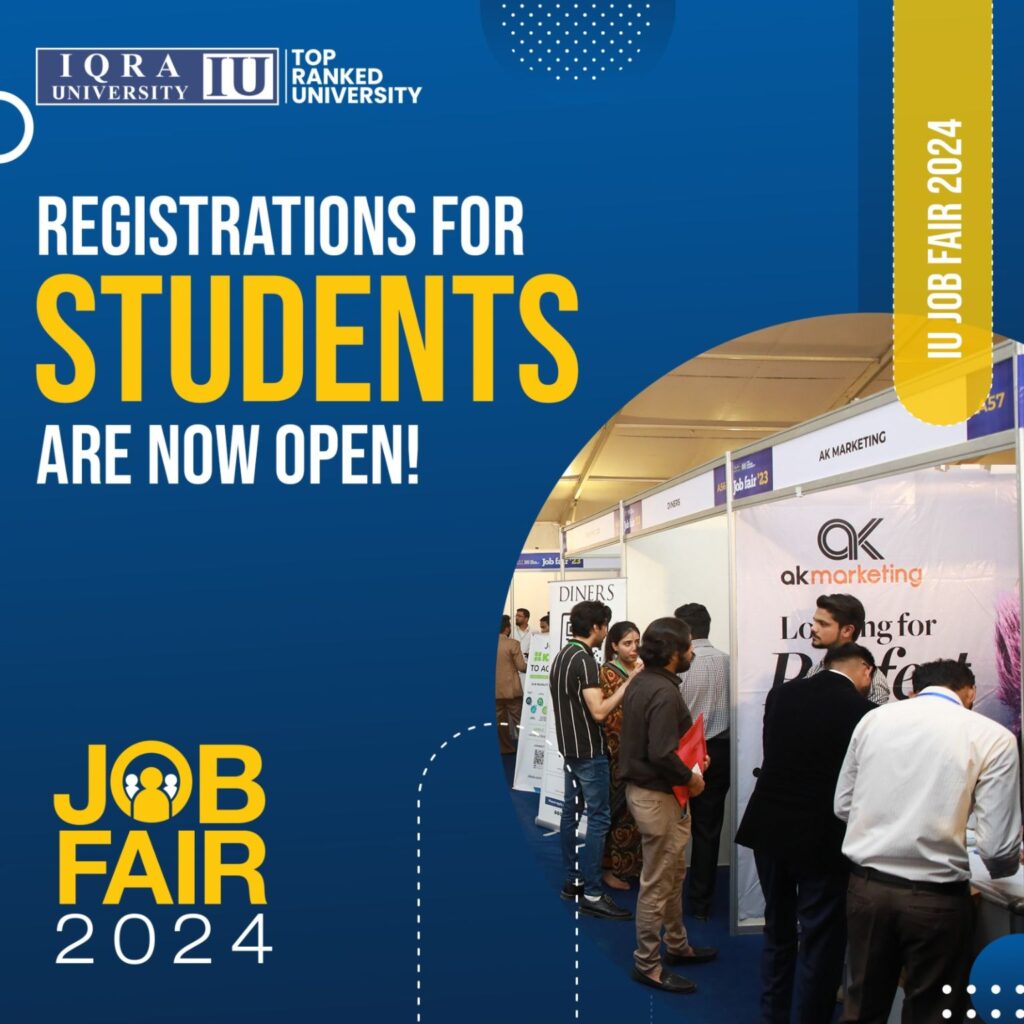 Iqra University Job Fair 2024 Registration